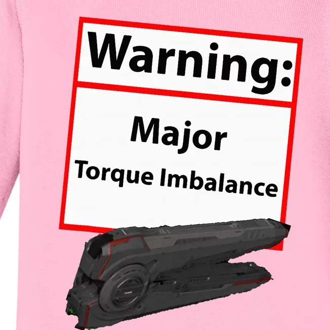 Warning Major Torque Imbalance Baby Long Sleeve Bodysuit