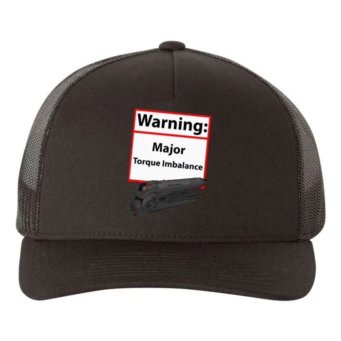 Warning Major Torque Imbalance Yupoong Adult 5-Panel Trucker Hat