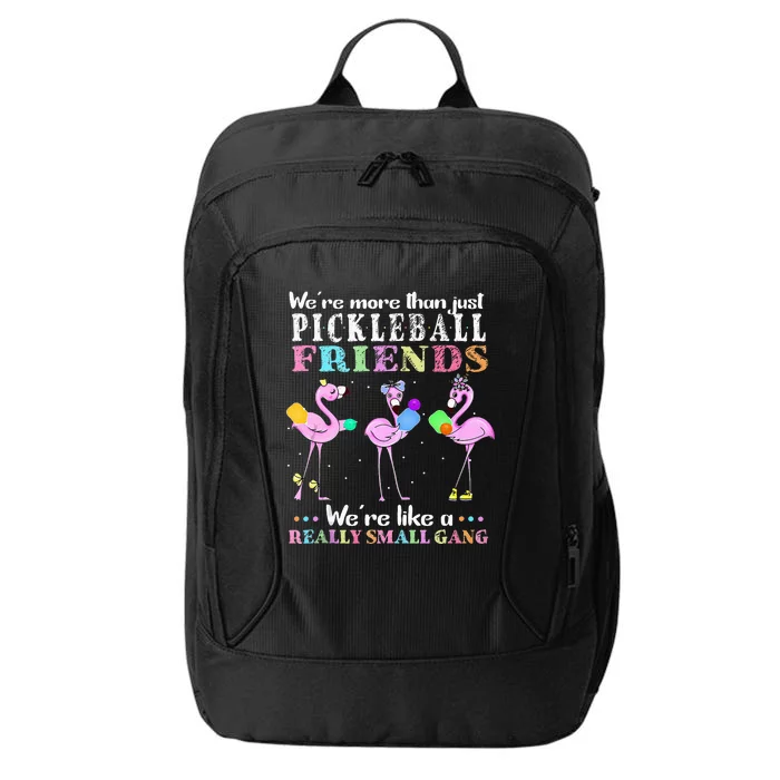 WeRe More Than Just Pickleball Friends Flamingo City Backpack