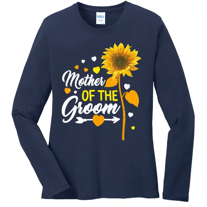 Wedding Matching Tee Mother Of The Groom Sister Of The Groom Ladies Long Sleeve Shirt