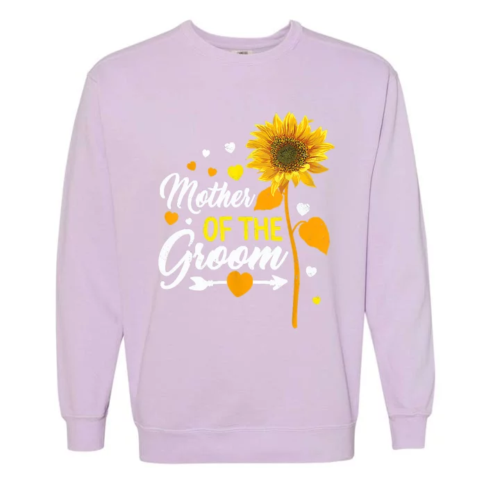 Wedding Matching Tee Mother Of The Groom Sister Of The Groom Garment-Dyed Sweatshirt