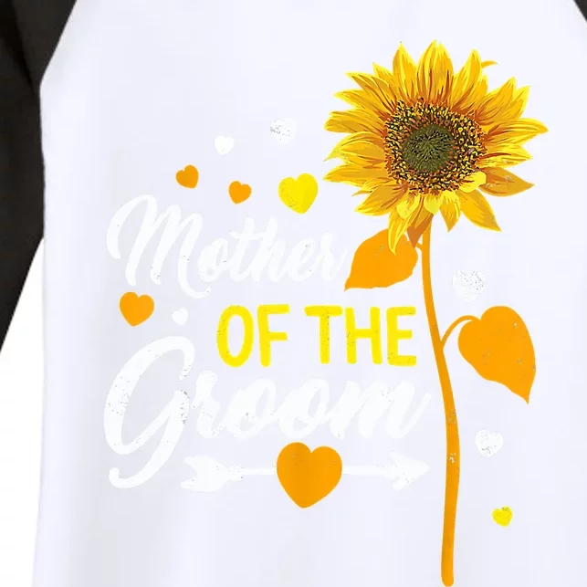 Wedding Matching Tee Mother Of The Groom Sister Of The Groom Women's Tri-Blend 3/4-Sleeve Raglan Shirt