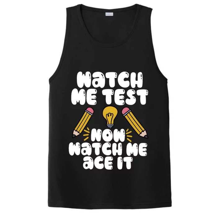 Watch Me Test Now Watch Me Ace It Test Day Performance Tank