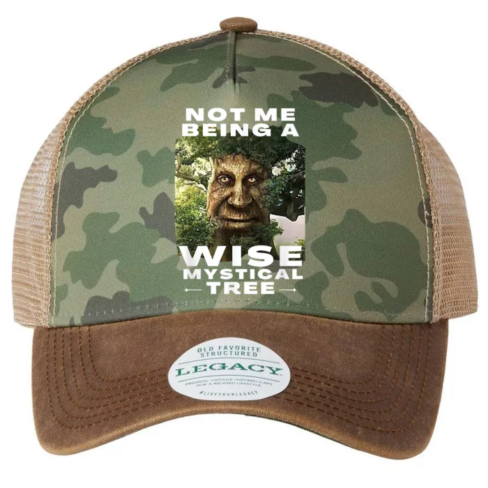 Wise Mystical Tree Face Old Mythical Oak Tree Funny Meme Aloha Rope Hat