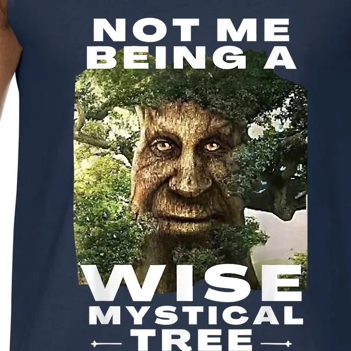 Wise Mystical Tree Face Old Mythical Oak Tree Funny Meme Comfort Colors® Tank Top