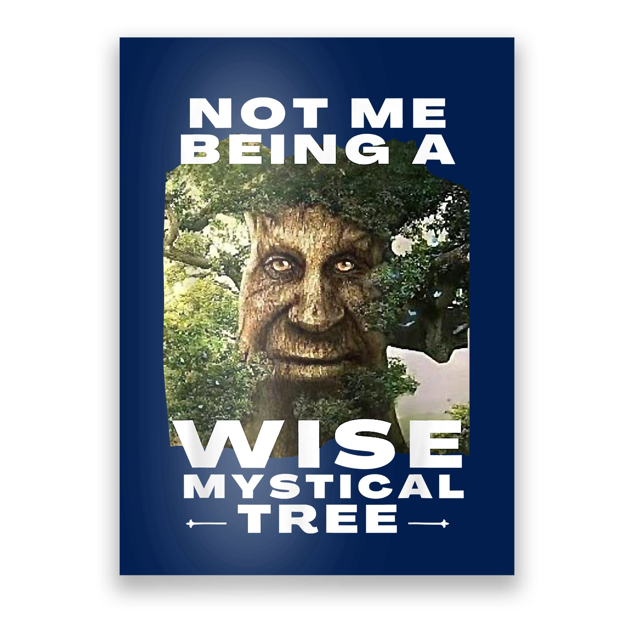dont know why. but the Wise Mystical Tree meme scared me as a kid.  something about his face, and the song in the background gave me an  unnerving feeling. : r/GenZ