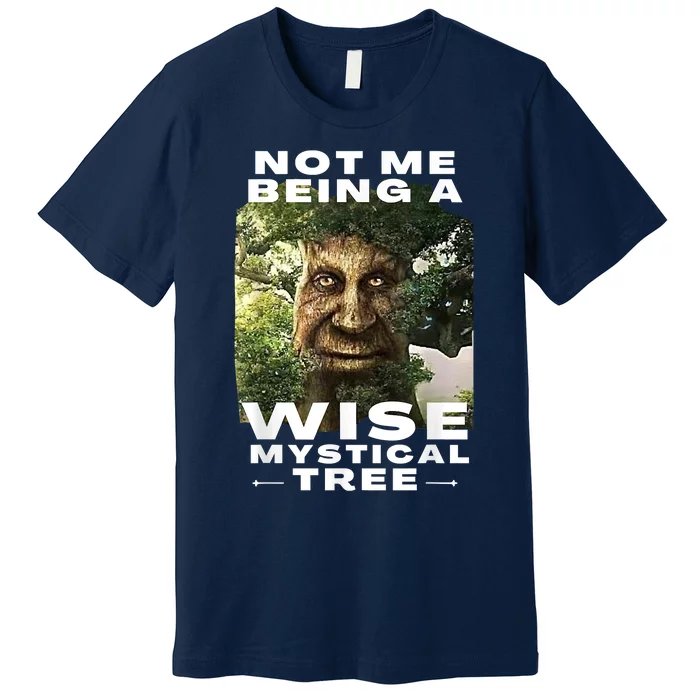 Mens Wise Mystical Tree Face Old Funny Meme Best T-Shirt