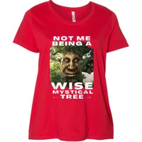 Wise Mystical Tree Face Old Mythical Oak Tree Funny Meme Tank Top