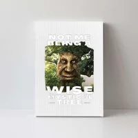 Wise Mystical Tree Face Old Mythical Oak Tree Funny Meme Poster
