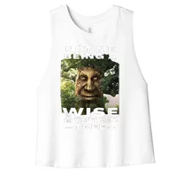 Wise Mystical Tree Face Old Mythical Oak Tree Funny Meme Tank Top