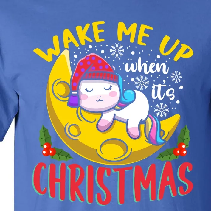 Wake Me Up For Christmas Pajama Christmas Gift Tall T-Shirt