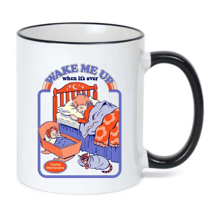 Wake Me Up Black Color Changing Mug