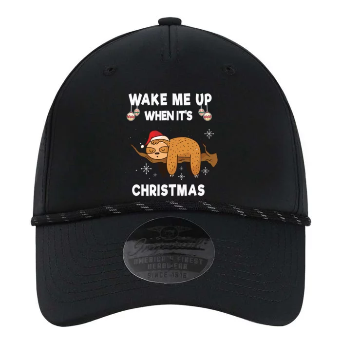 Wake Me Up When ItS Christmas Meaningful Gift Performance The Dyno Cap