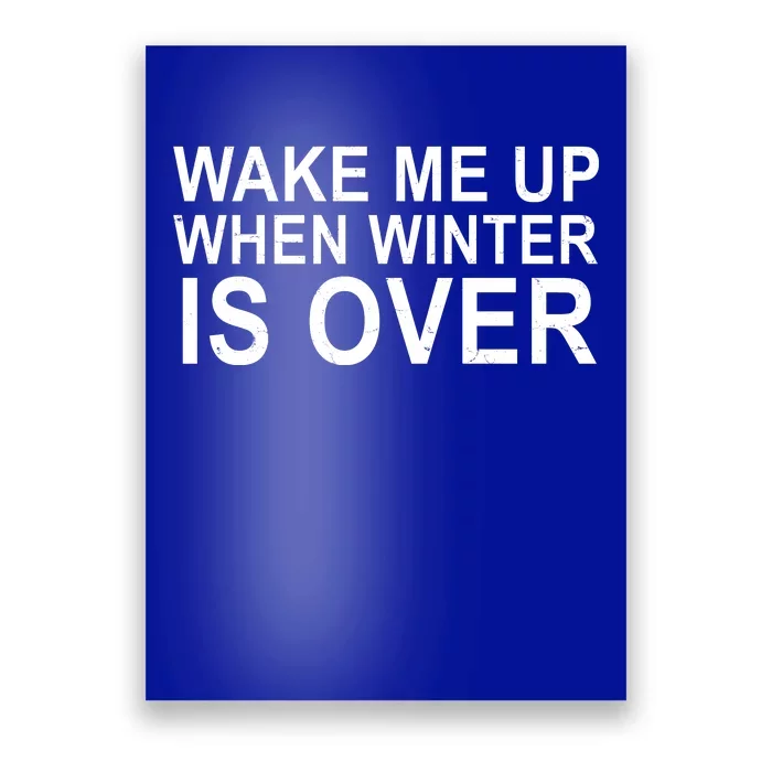 Wake Me Up When Winter Is Over Poster