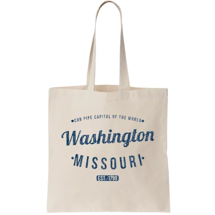 Washington Missouri Vintage Souvenir Washington Tote Bag