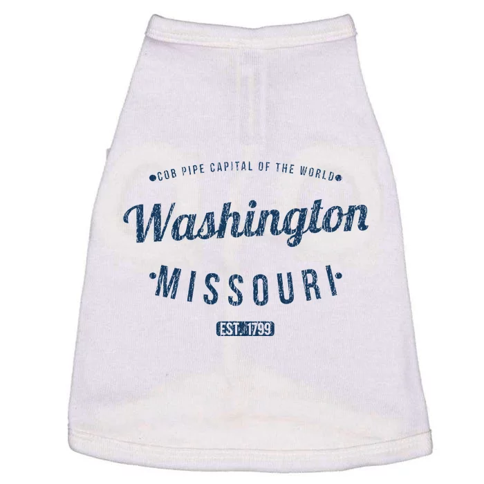 Washington Missouri Vintage Souvenir Washington Doggie Tank