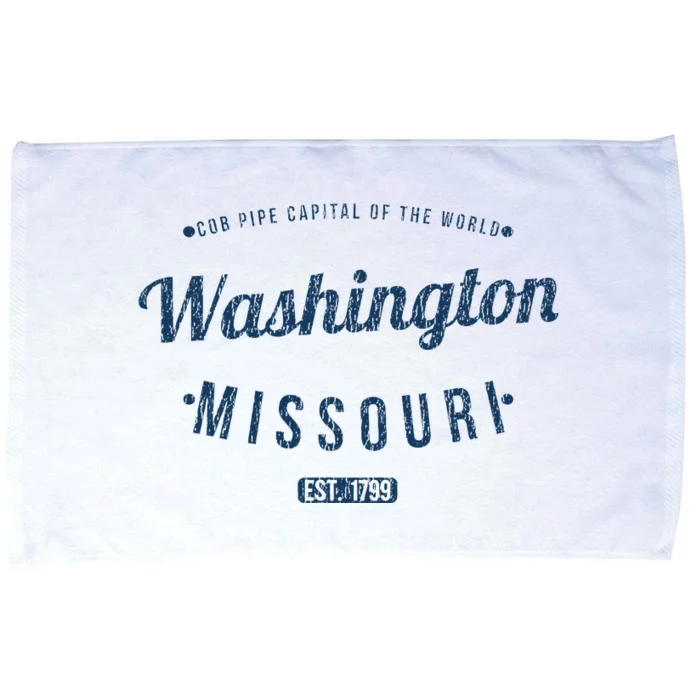 Washington Missouri Vintage Souvenir Washington Microfiber Hand Towel