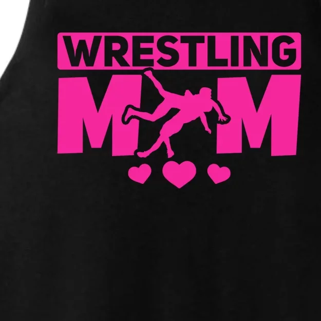 Wrestling Mama Wrestle Wrestler Mom I Wrestling Mom Gift Ladies Tri-Blend Wicking Tank