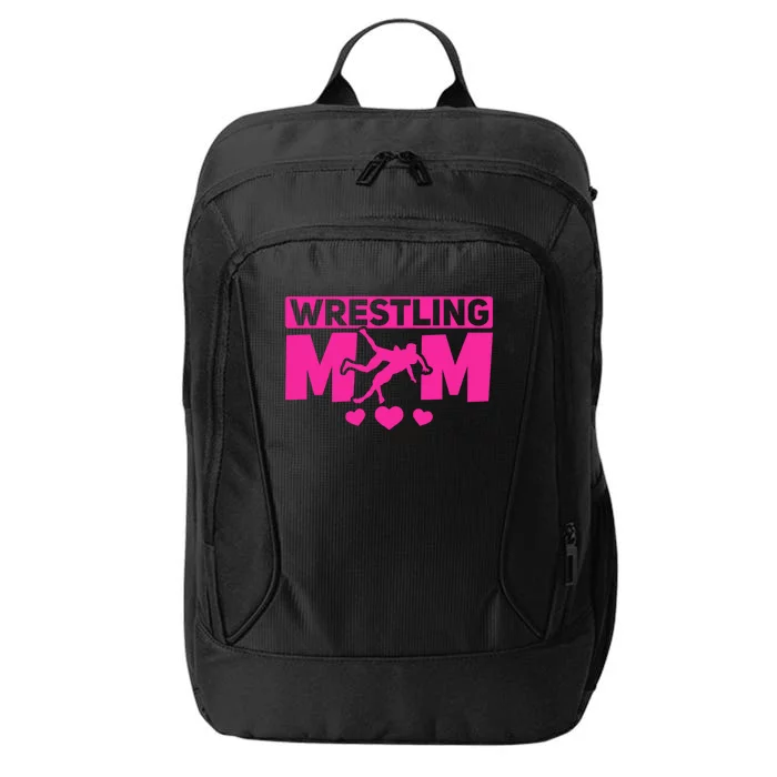 Wrestling Mama Wrestle Wrestler Mom I Wrestling Mom Gift City Backpack