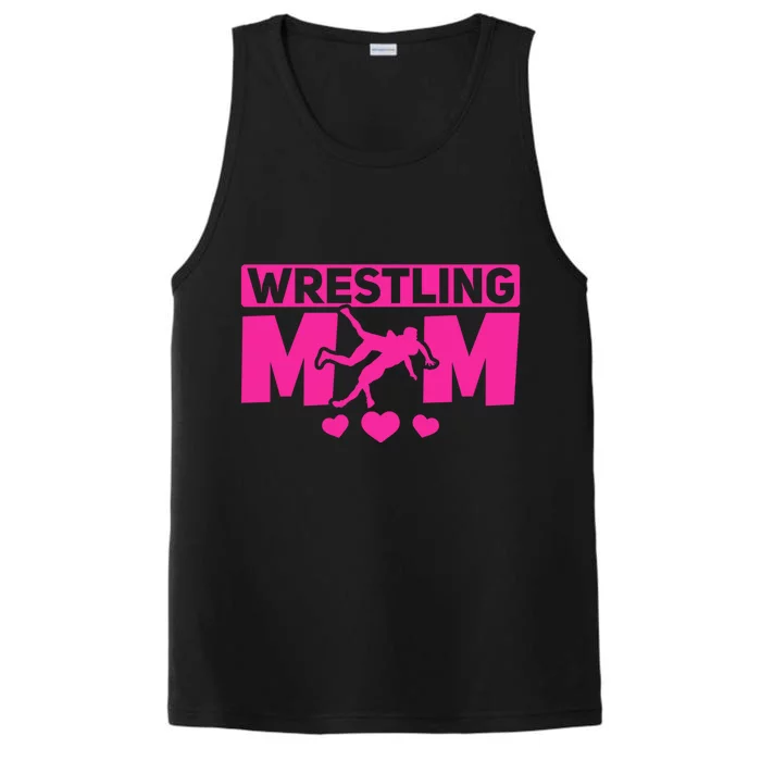 Wrestling Mama Wrestle Wrestler Mom I Wrestling Mom Gift Performance Tank