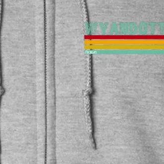 Wyandotte Michigan Full Zip Hoodie