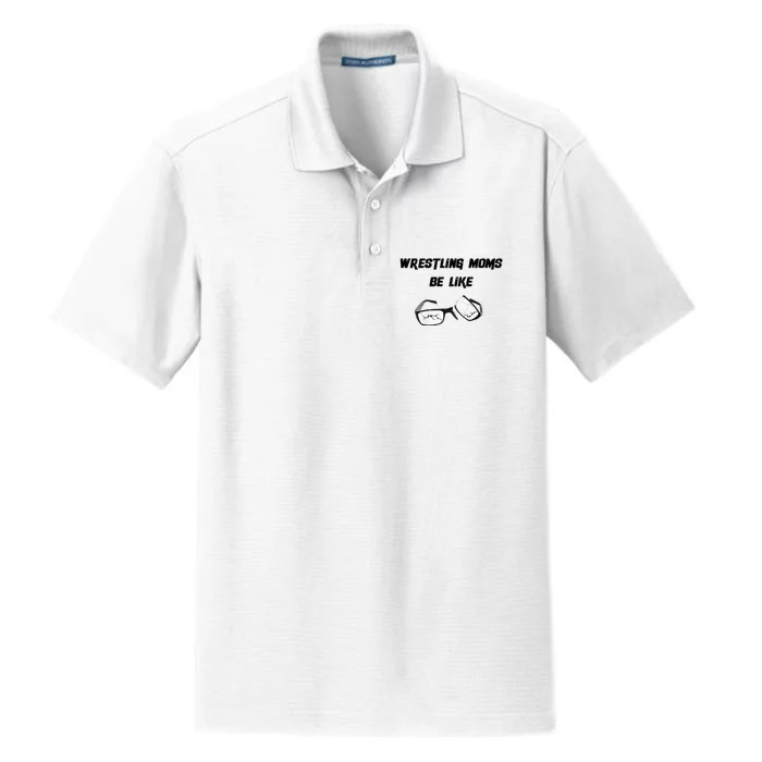 Wrestling Mom Dry Zone Grid Performance Polo