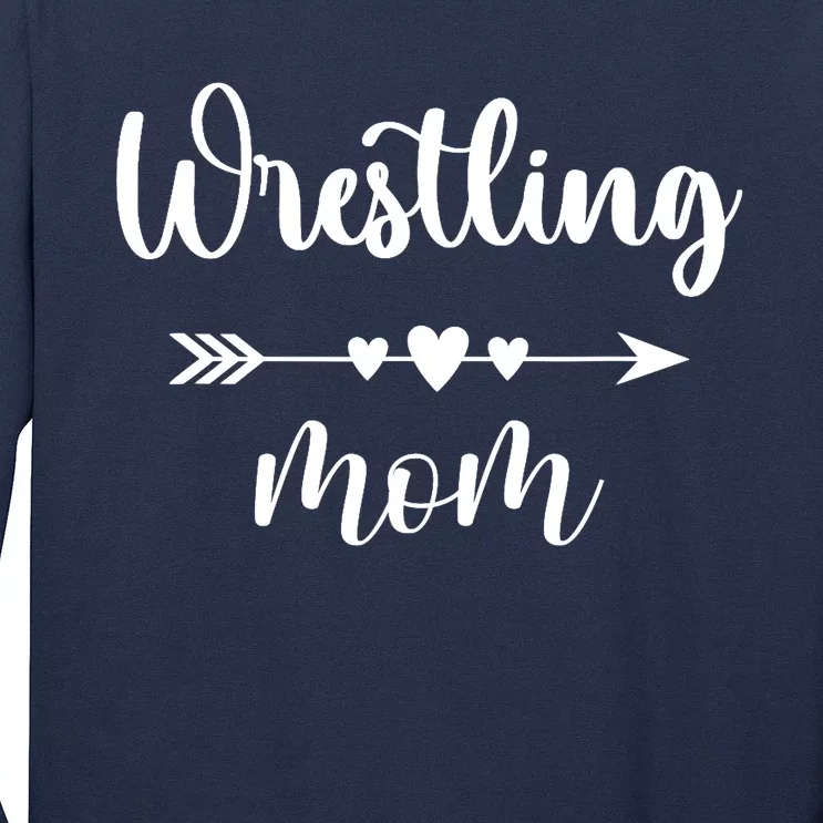 Wrestling Mom Wo Wrestler Gift Wrestling Martial Arts Long Sleeve Shirt