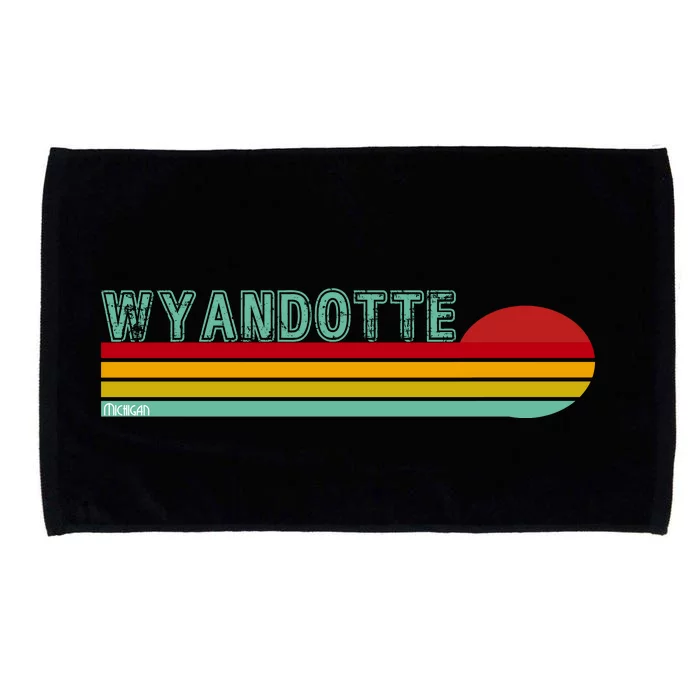 Wyandotte Michigan Microfiber Hand Towel