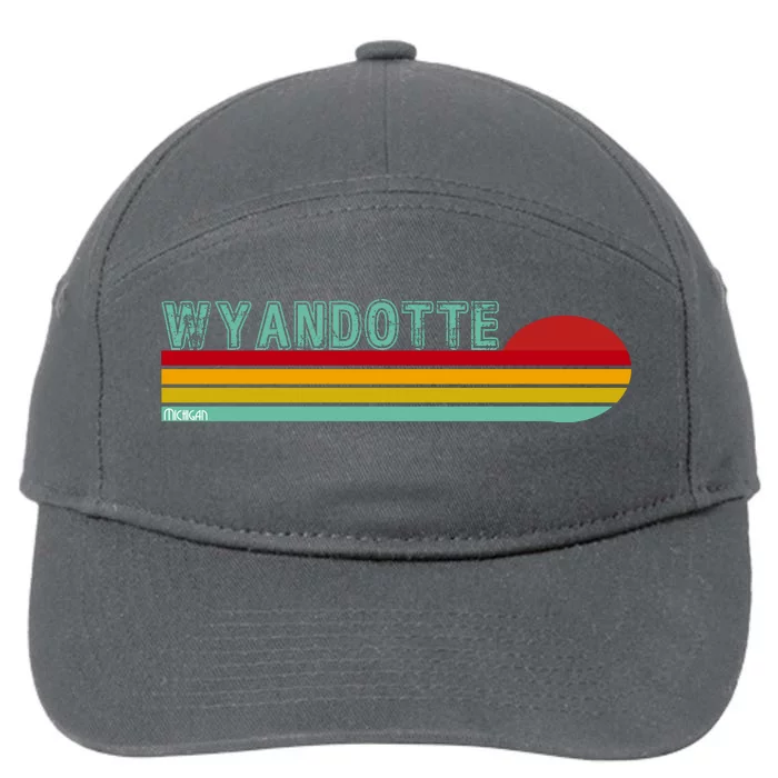 Wyandotte Michigan 7-Panel Snapback Hat