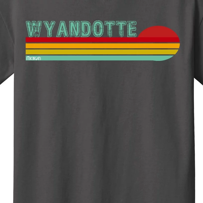 Wyandotte Michigan Kids T-Shirt