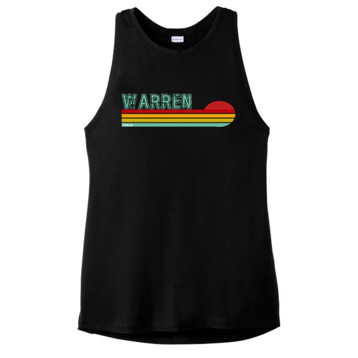 Warren Michigan Ladies Tri-Blend Wicking Tank