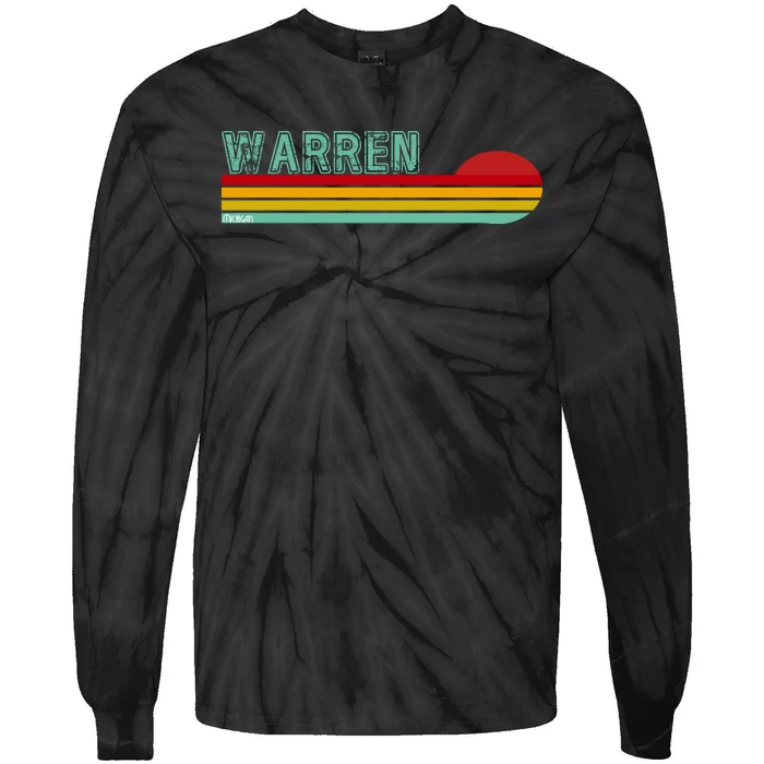 Warren Michigan Tie-Dye Long Sleeve Shirt