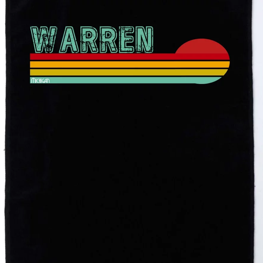 Warren Michigan Platinum Collection Golf Towel