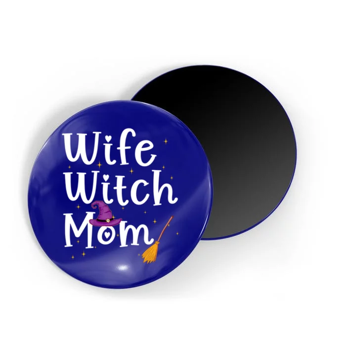 Wife Mom Witch Funny Halloween Costume For Mommy Gift Magnet