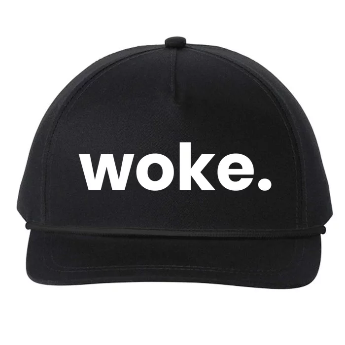 Woke Movet Woke Af Woke Definition And Meaning Of Woke Cute Gift Snapback Five-Panel Rope Hat