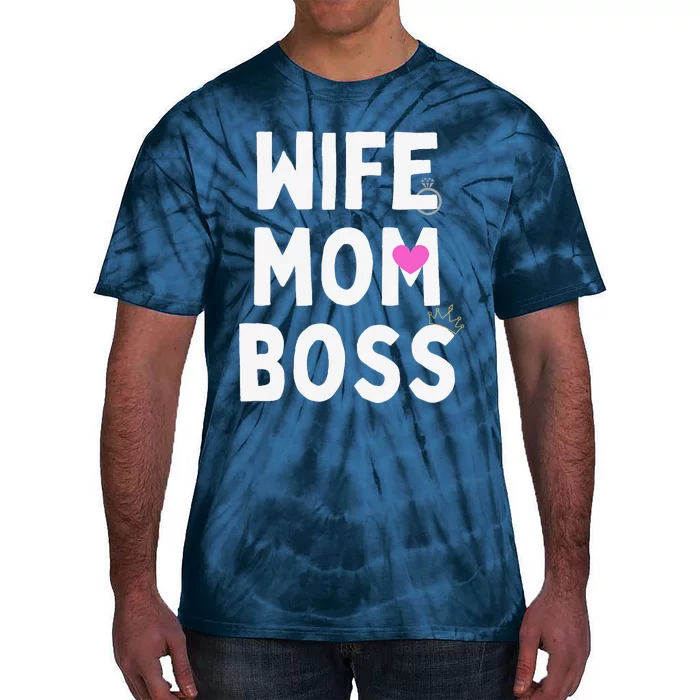 Wife Mom Women's Empowerment International Women's Day Tie-Dye T-Shirt