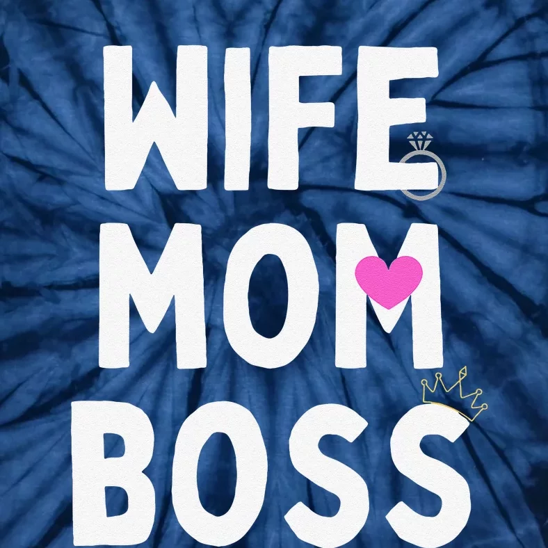 Wife Mom Women's Empowerment International Women's Day Tie-Dye T-Shirt