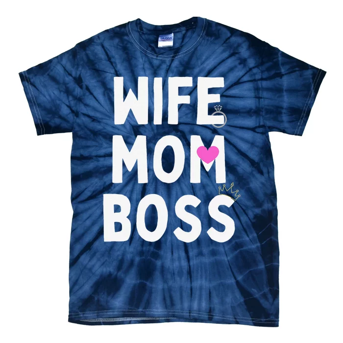 Wife Mom Women's Empowerment International Women's Day Tie-Dye T-Shirt