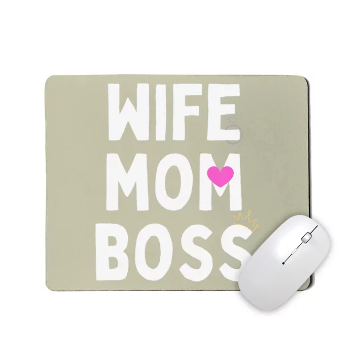 Wife Mom Women's Empowerment International Women's Day Mousepad