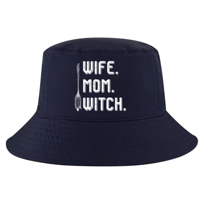 Wife Mom Witch Halloween Costume Mom Witch Great Gift Cool Comfort Performance Bucket Hat