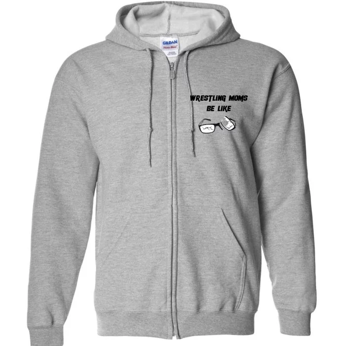 Wrestling Mom Full Zip Hoodie