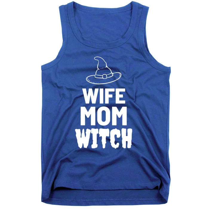 Wife Mom Witch Halloween Funny Joke Gift Tank Top