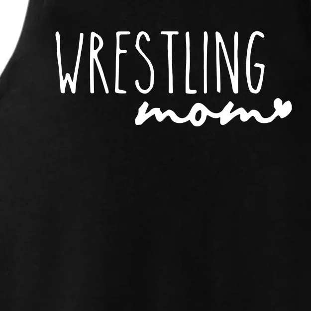 Wrestling Mom Wrestler Mom Ladies Tri-Blend Wicking Tank