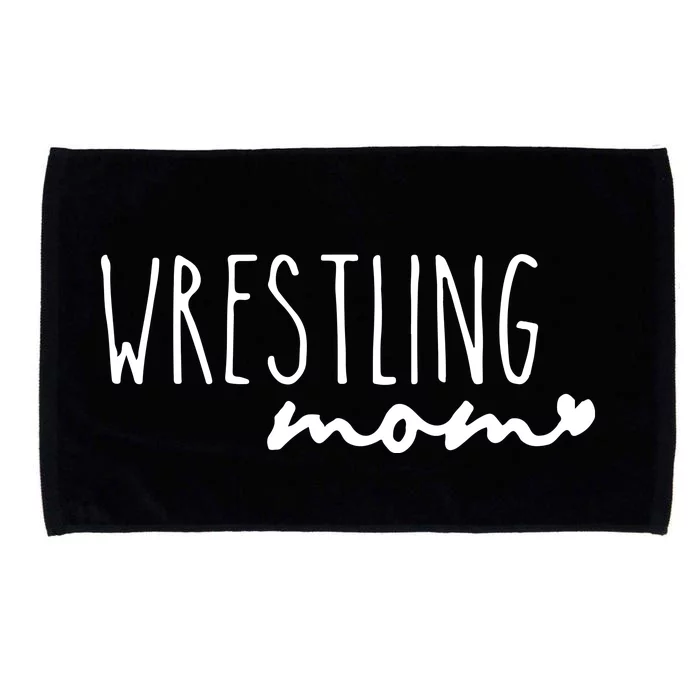 Wrestling Mom Wrestler Mom Microfiber Hand Towel