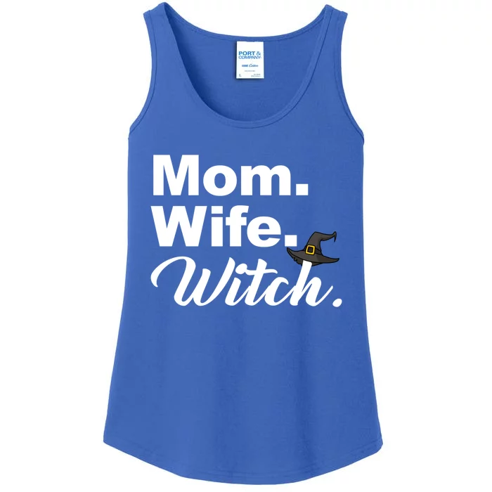 Wife Mom Witch Novelty Halloween Meaningful Gift Ladies Essential Tank