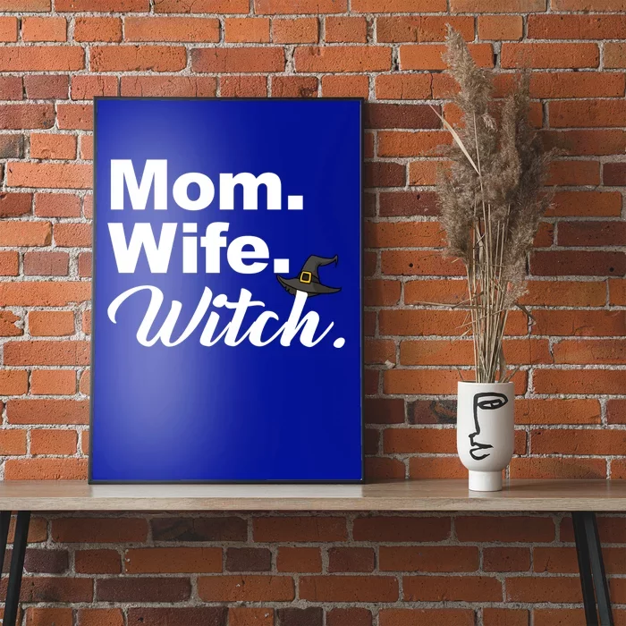 Wife Mom Witch Novelty Halloween Meaningful Gift Poster