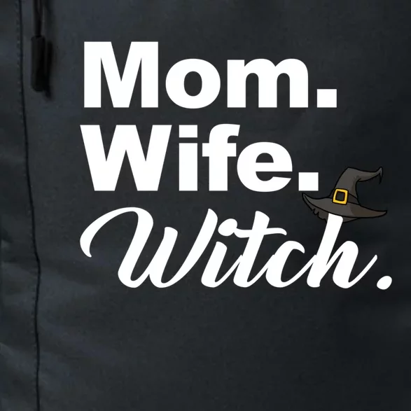 Wife Mom Witch Novelty Halloween Meaningful Gift Daily Commute Backpack