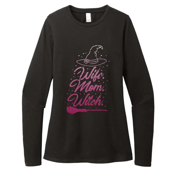 Wife Mom Witch Gift Womens CVC Long Sleeve Shirt