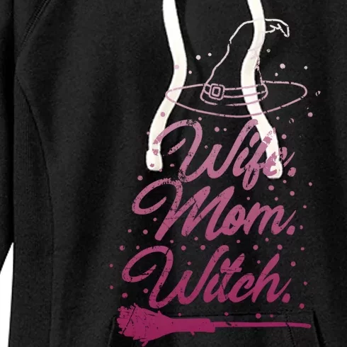 Wife Mom Witch Gift Women's Fleece Hoodie