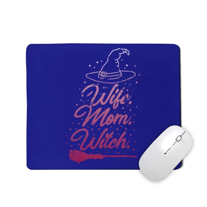 Wife Mom Witch Gift Mousepad